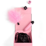 SECRET PLAY - PLEASURES BOX FOR COUPLES: DICE + VIBRATING BULLET + FEATHER PEN