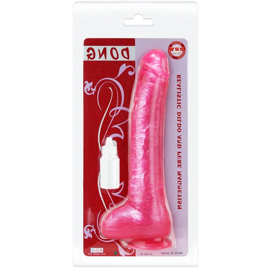 BAILE - REALISTIC PINK DILDO DONG WITH SUCTION CUP