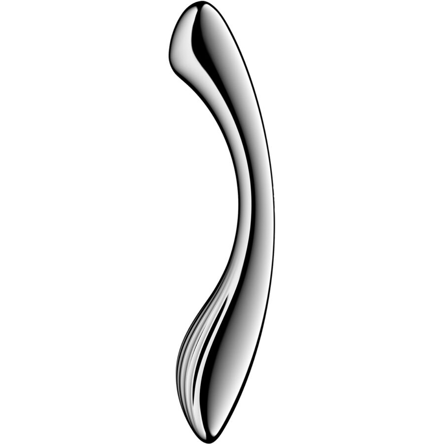 SATISFYER - PURE GRAVITY 1 STAINLESS STEEL DOUBLE-ENDED DILDO