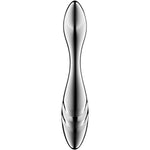 SATISFYER - PURE GRAVITY 3 STAINLESS STEEL DOUBLE-ENDED DILDO