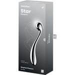 SATISFYER - STAR FORCE 4 STAINLESS STEEL DOUBLE-ENDED DILDO