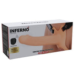 HIDDEN DESIRE - INFERNO VIBRATING PENIS SLEEVE STRAP-ON 20 CM