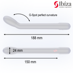 IBIZA - BLACK G-SPOT VIBRATOR WITH VIBRATION