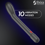 IBIZA - BLACK G-SPOT VIBRATOR WITH VIBRATION