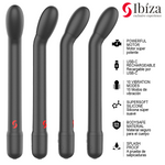 IBIZA - BLACK G-SPOT VIBRATOR WITH VIBRATION
