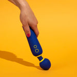 ROMP - FLIP VIBRATING WAND SILENT 10 MODES BLUE