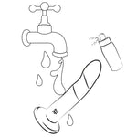 ROMP - DIZI SILICONE DILDO WITH SUCTION CUP TRICOLOR 18 CM