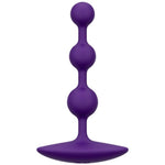 ROMP - AMP PURPLE FLEXIBLE SILICONE ANAL BEADS 12.5 CM PURPLE