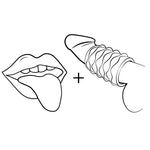 ROMP - MOSH TRANSPARENT MALE MASTURBATOR WITH 6 CM REVERSBLE SHEATH