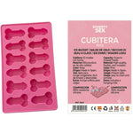 DIABLO PICANTE - 12 PENISES HARD SILICONE HANGING ICE BUCKET PINK