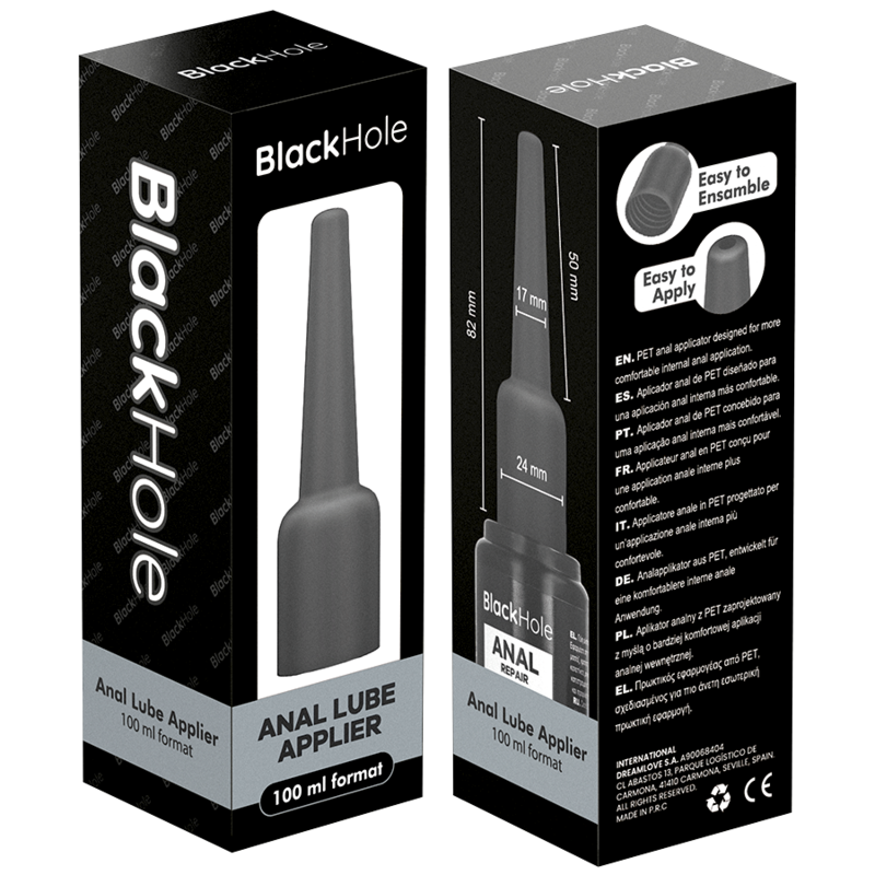 BLACK HOLE - ANAL LUBE APPLIERL SIZE 100 ML