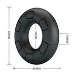 CRAZY BULL - BERTRAM SUPER SOFT SILICONE COCK RING BLACK