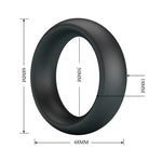 CRAZY BULL - ELIO SILICONE COCK RING BLACK