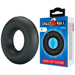 CRAZY BULL - URBAN SUPER SOFT SILICONE COCK RING BLACK