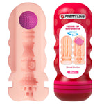 PRETTY LOVE - FLORA VAGINA MASTURBATOR WITH SUCTION CUP AND INTERNAL TEXTURES