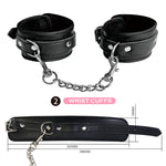 PRETTY LOVE - 8 PIECE BDSM KIT BLACK