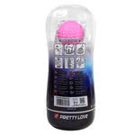 PRETTY LOVE - 360º TEXTURED MASTURBATION CUP CLEAR