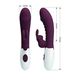 PRETTY LOVE - NAUGHTY BUNNY 30 FUNCTION RABBIT VIBRATOR PURPLE