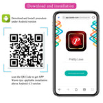 PRETTY LOVE - KLAY THRUSTING EGG VIBRATOR APP CONTROL PURPLE