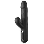 Fetish Fantasy Series Sonix Silicone Thruster Rabbit Vibrator Black