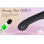 NALONE - ALLOW DUAL VIBE WITH ROTATION AND THRUSTING BLACK