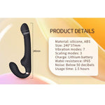 NALONE - ALLOW DUAL VIBE WITH ROTATION AND THRUSTING BLACK