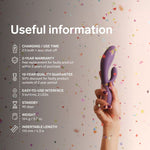 LELO - INA THRUST RABBIT THRUSTING VIBRATOR PURPLE