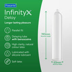 PASANTE - DELAY INFINITY CONDOMS BOX 144 UNITS
