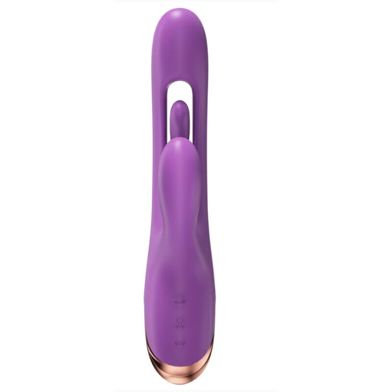 SHE.E.O Rabbit Vibrator With Digital Movement Purple