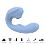 INTENSE - GINA MULTIFUNCTION CLITORAL STIMULATOR BLUE