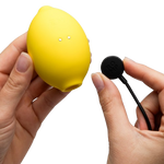 ROMP - LEMON CRUSH PLEASURE AIR CLITORAL STIMULATOR YELLOW