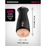 PDX ELITE - FAP-GASM INTERMITTENT SUCTION & VIBRATION MASTURBATOR