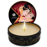 SHUNGA - MINI CARESS BY CANDLELIGHT DISPLAY MASSAGE CANDLES 24 UNITS
