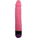 BAILE - COLORFUL SEX REALISTIC VIBRATOR PINK 23 CM