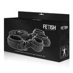 FETISH SUBMISSIVE - SET OF HANDCUFFS AND TIES WITH NOPRENE LINING