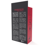 DARKNESS - SILVER ANAL PLUG 8 CM WITH BLACK TAIL