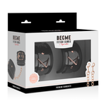 BEGME -BLACK EDITION PREMIUM HANDCUFFS WITH NEOPRENE LINING