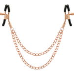 COQUETTE CHIC DESIRE - FANTASY METAL NIPPLE CLIPS WITH CHAIN