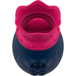 INTENSE - CLITORIS STIMULATOR 10 SUCTION AND LICKING MODES - BLUE