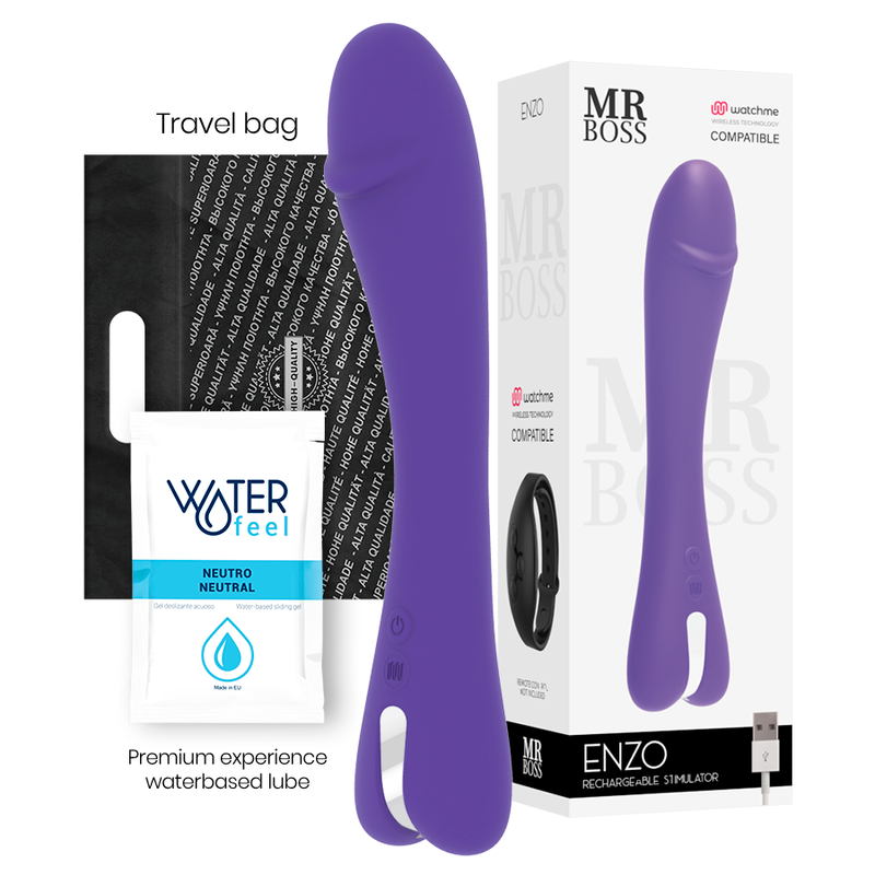 MR BOSS - ENZO VIBRATOR + WATCHME REMOTE CONTROL