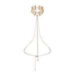 BIJOUX - DÉSIR MÉTALLIQUE GOLDEN METALLIC NECKLACE