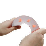PRETTY LOVE - MAGICAL NIGHTFALL DILDO WITHOUT VIBRATION LUMINOUS ORANGE