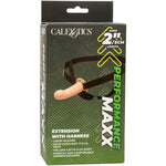 CALEXOTICS - PERFORMANCE MAXX EXTENSION WITH HARNESS LIGHT SKIN