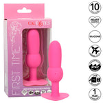 CALEXOTICS - FIRST TIME ANAL PLUG BEADED PROBE 10 VIBRATIONS PINK