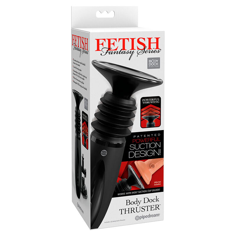 FETISH FANTASY SERIES - BODY DOCK THRUSTER DILDO CLAMP WITH 7 PUSH MODES BLACK