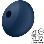 SATISFYER - AIR POWER 4 STIMULATOR & VIBRATOR 12 VIBRATIONS BLUE