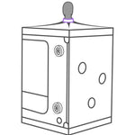 SECRET DOME - KINK CLUB CABIN SCANDALE PURPLE