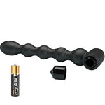PRETTY LOVE - LYNN SILICONE ANAL PLUG 10 VIBRATIONS BLACK