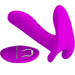 PRETTY LOVE - MASSAGER & VIBRATOR 12 VIBRATIONS REMOTE CONTROL PURPLE