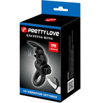PRETTY LOVE - EXCITING RING RABBIT VIBRATOR RING 10 VIBRATIONS BLACK
